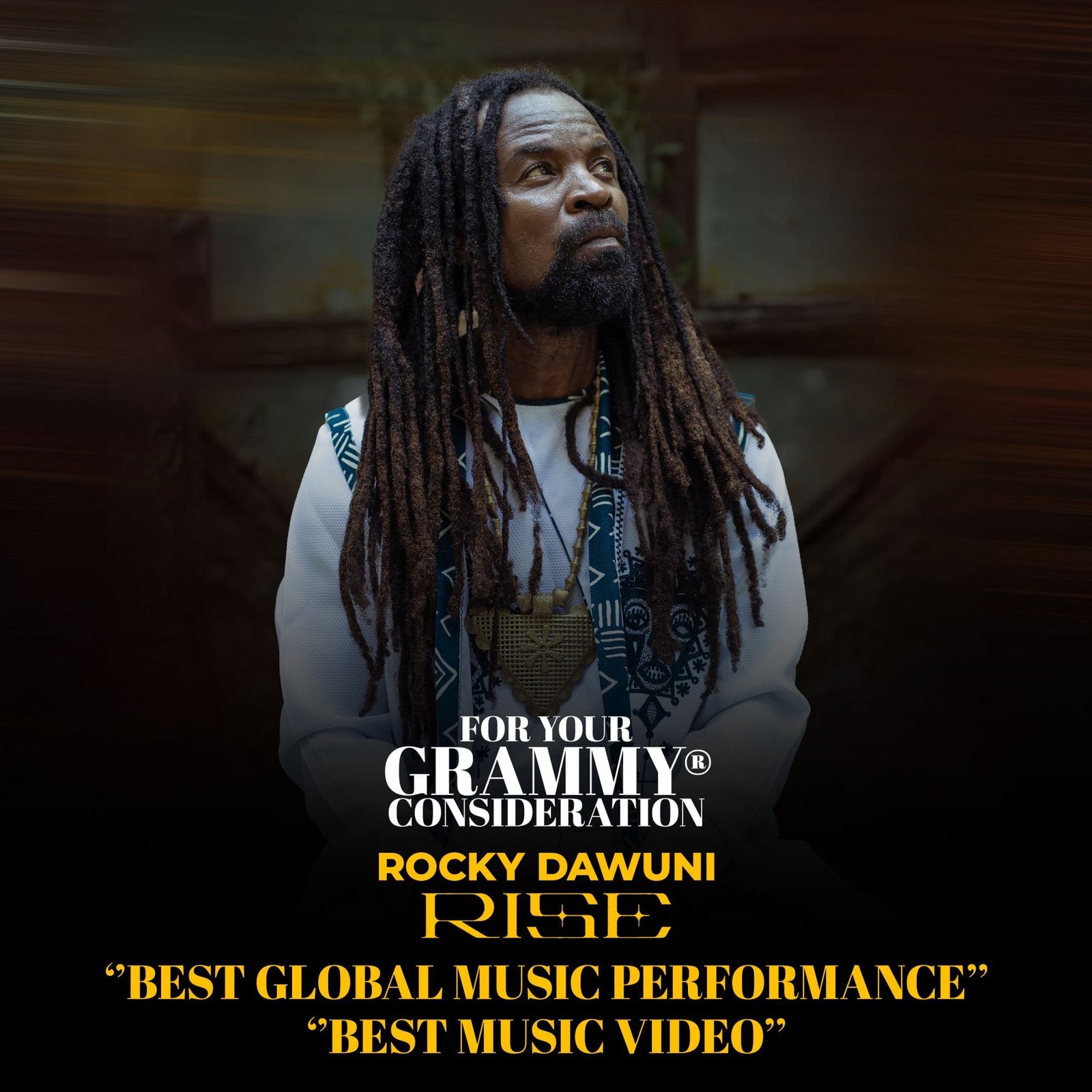 Grammys Consideration: Rocky Dawuni’s “RISE” for “Best Global Music Performance & Best Music Video