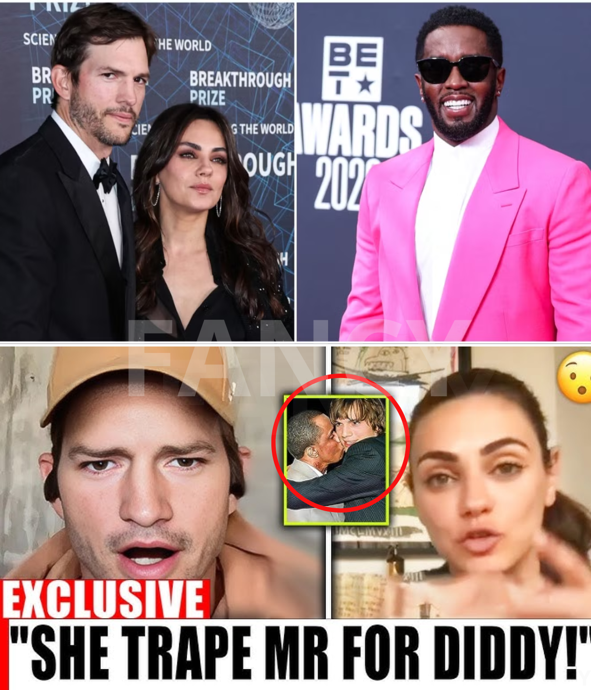 Shocking : Ashton Kutcher Reveals Mila Kunis’ Sh0cking Affair With Diddy!—A Scandal That Stunned