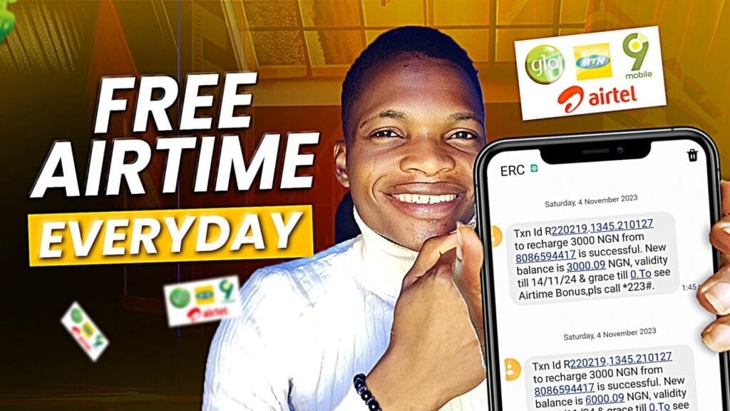 Free airtime everyday