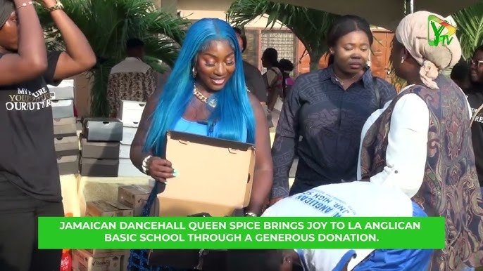 Spice Donates School Supplies