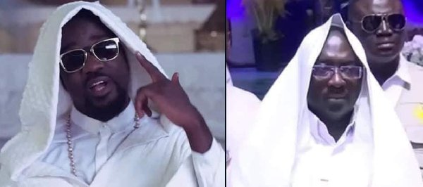 Bawumia's 'Shawl Moment' at Adom Kyei-Duah's Church Draws Parallels to Sarkodie's 'Adonai' Video