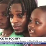 Bayer Leverkusen's Jeremie Frimpong Donate's to Osu Children's Home