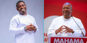 John Mahama Praises Nacee for His Impactful Campaign Songs