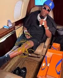 Shatta Wale Lands in Jamaica on a Private Jet