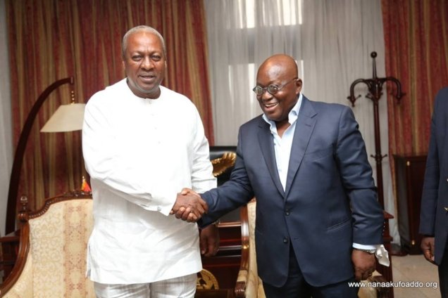 Mahama Acknowledges Akufo-Addo as a Worthy Opponent