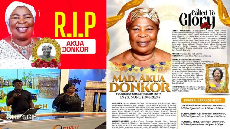 Disputes and Delays: Burial Plans for Akua Donkor Stir Controversy.