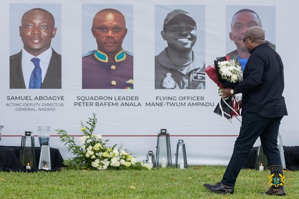 President pays last respect