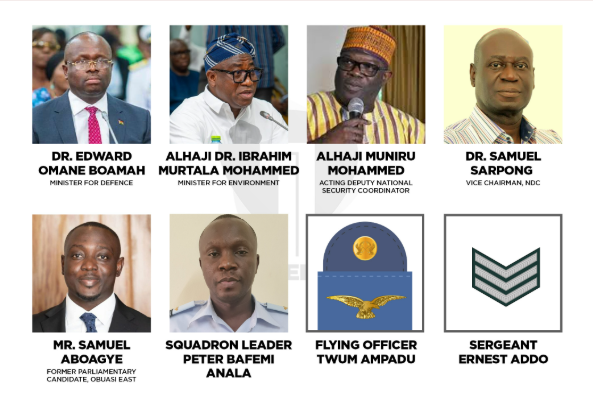Full list of 8 people confirmed dead in the Obuasi Crash