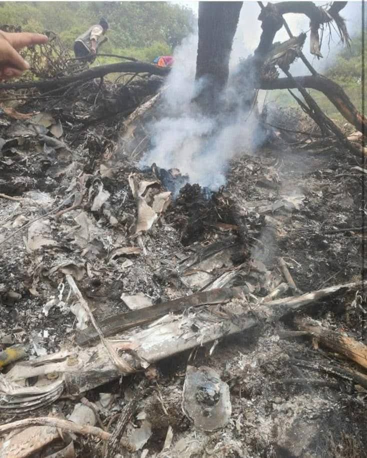 Photos of Obuasi Helicopter Tragedy