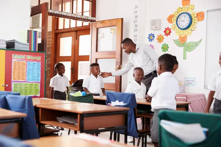 Ghana is focusing on better schools and modern education. 1