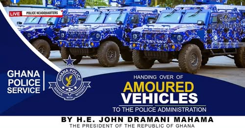 Donates to Ghana Police Services