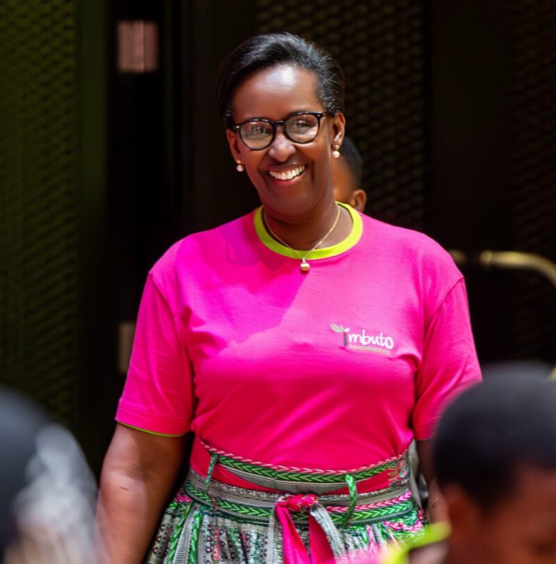Rwanda First Lady Jeannette Kagame Joins Fans