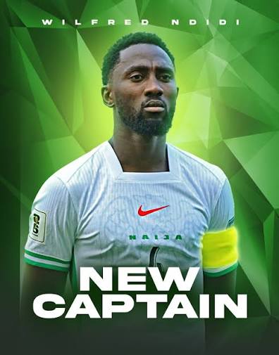 Wilfred Ndidi Appointed Super Eagles Captain Ahead of AFCON