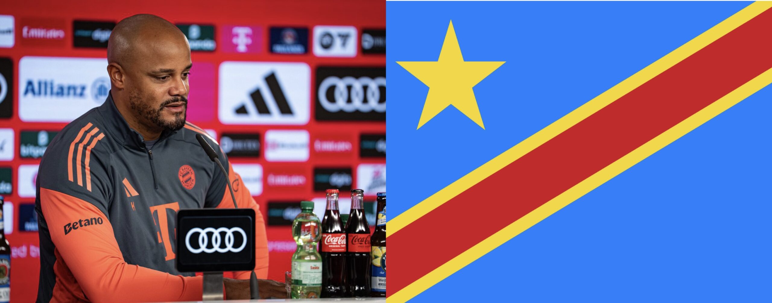 Bayern Munich Coach Vincent Kompany Backs DR Congo