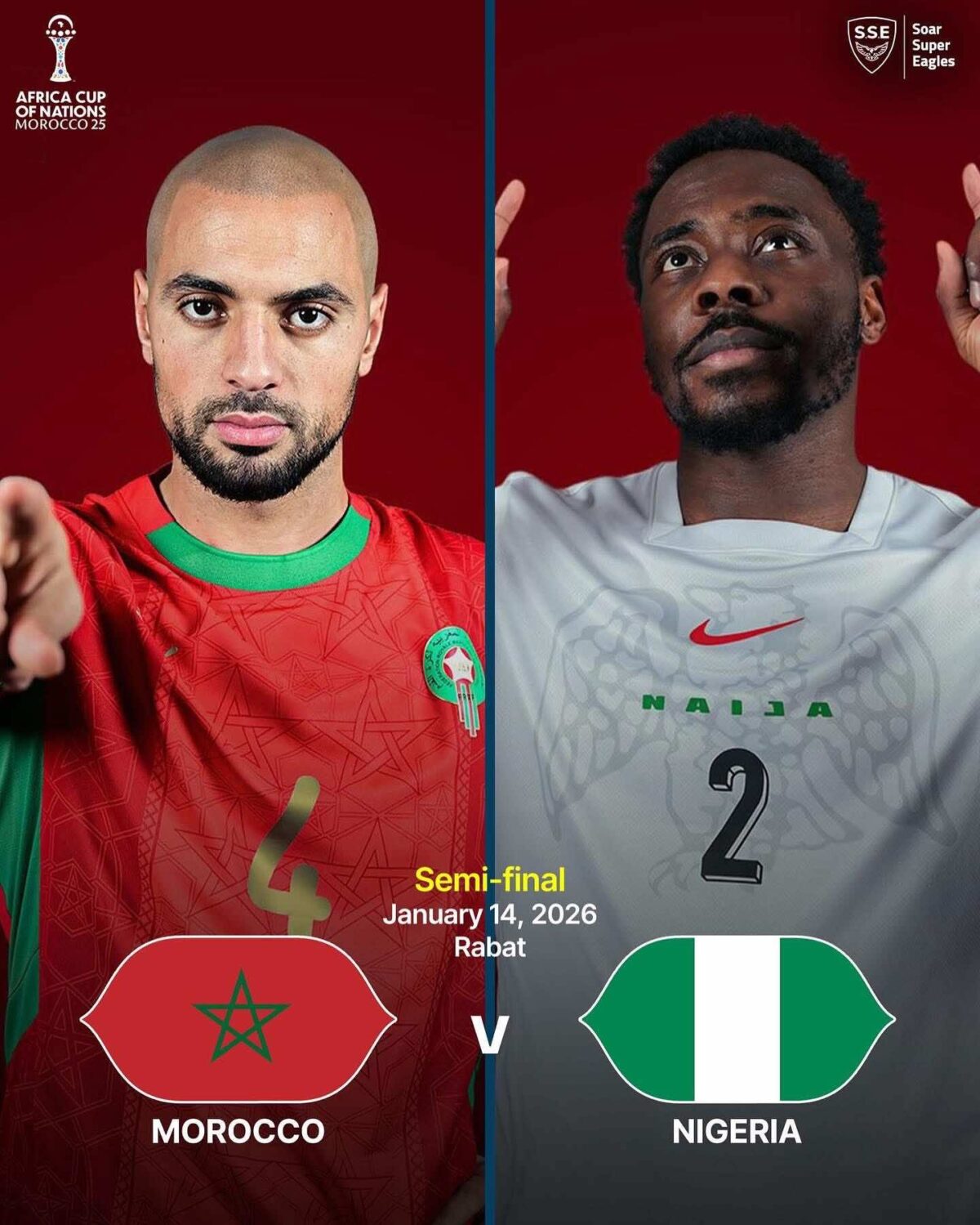 Super Eagles Reach AFCON 2025 Semi Finals