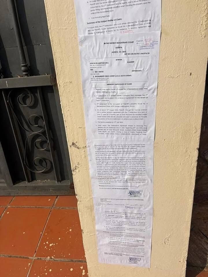 Black sherif - rent issues ghana