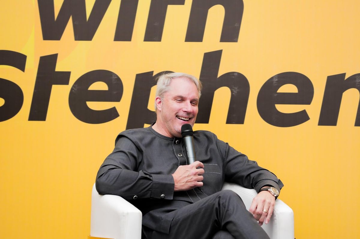 Chief Executive Officer of MTN Ghana, Stephen Blewett, - we dont steal data