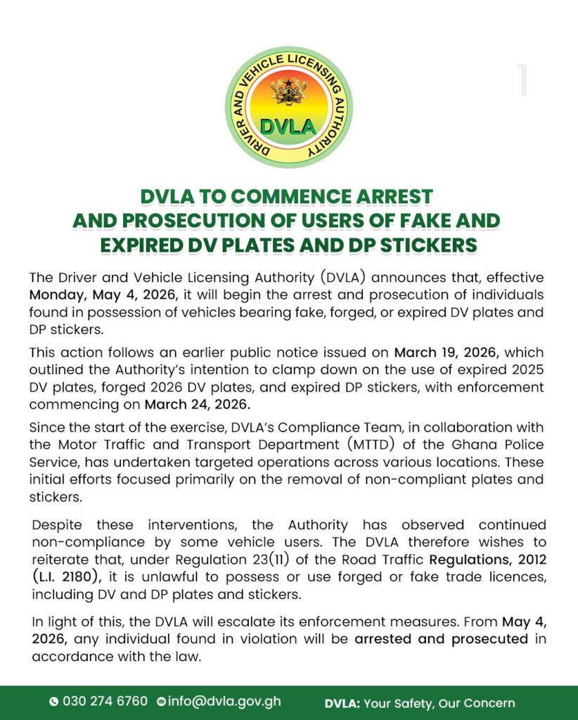 DVLA warns of arrests over fake, expired DV and DP plates from May 4_