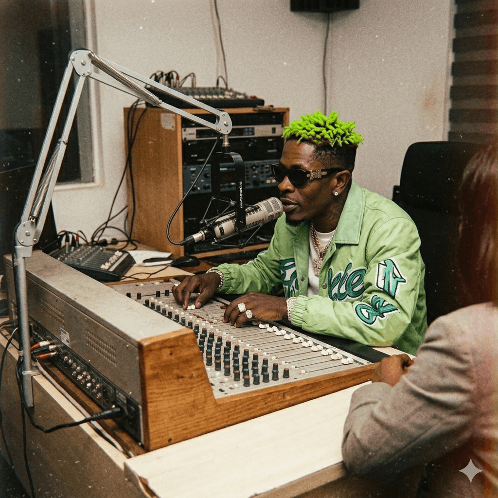 Shatta wale the radio presenter
