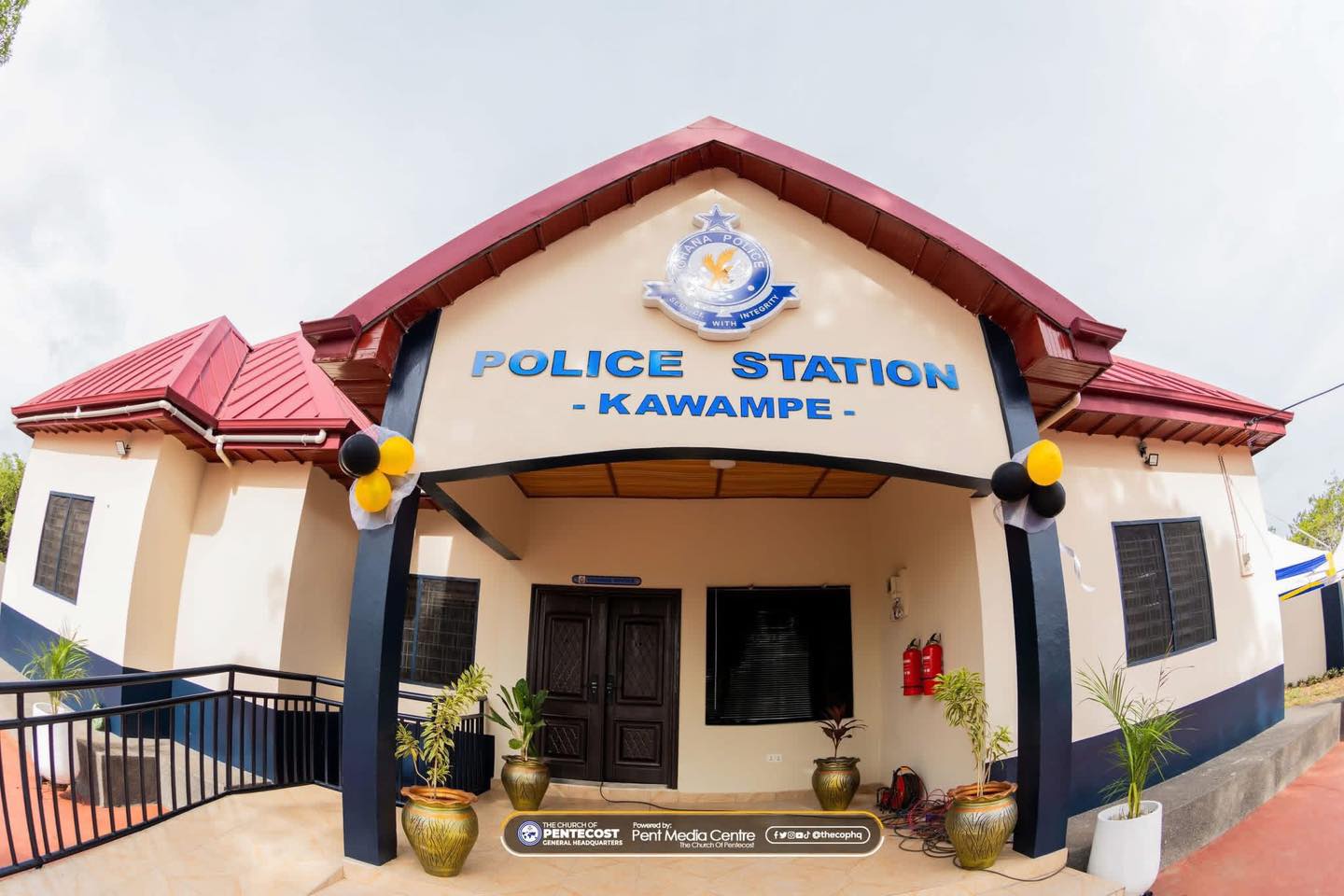 The Church of Pentecost Hands Over Ultra-Modern Police Station to Bono East Command