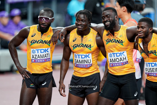 Ghana’s Men Face "Blockbuster" Draw as World Relays Kick Off in Botswana
