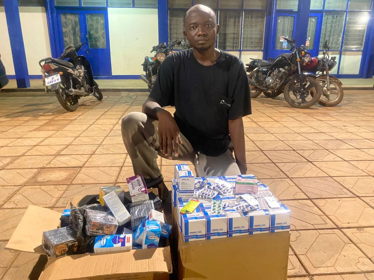 Tamale Police Special Operations Team Arrests Pharmacy Operator in Massive Anti Drug Bust