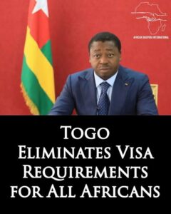 Togo Eliminates Visa Requirements for All African Citizens