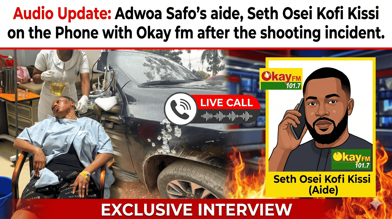 Adwoa safo and brother kwadwo safo shooting incident