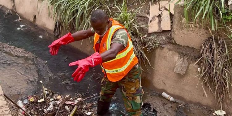 Combatting Flooding: Zoomlion, Channel One TV, and Police Launch Clean Up Accra Exercise