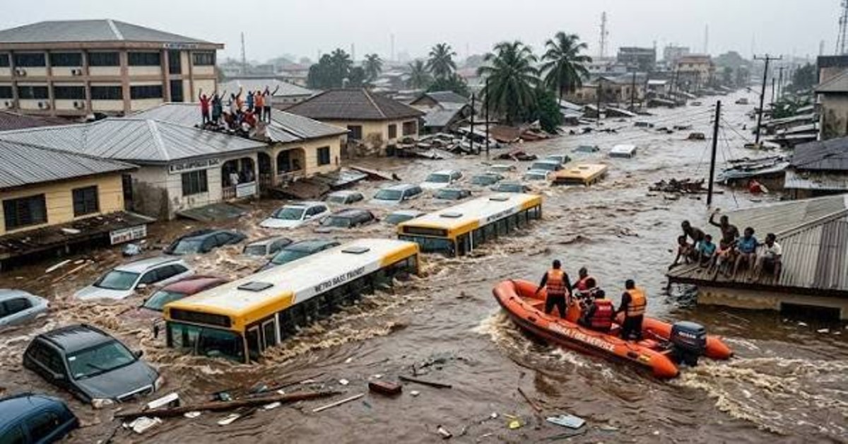 Deadly floods sweep through Ghana's capital