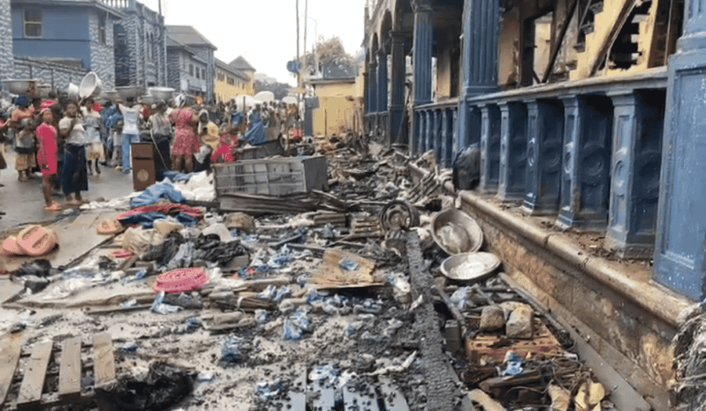 Fire Outbreak at Accra Central Police Barracks