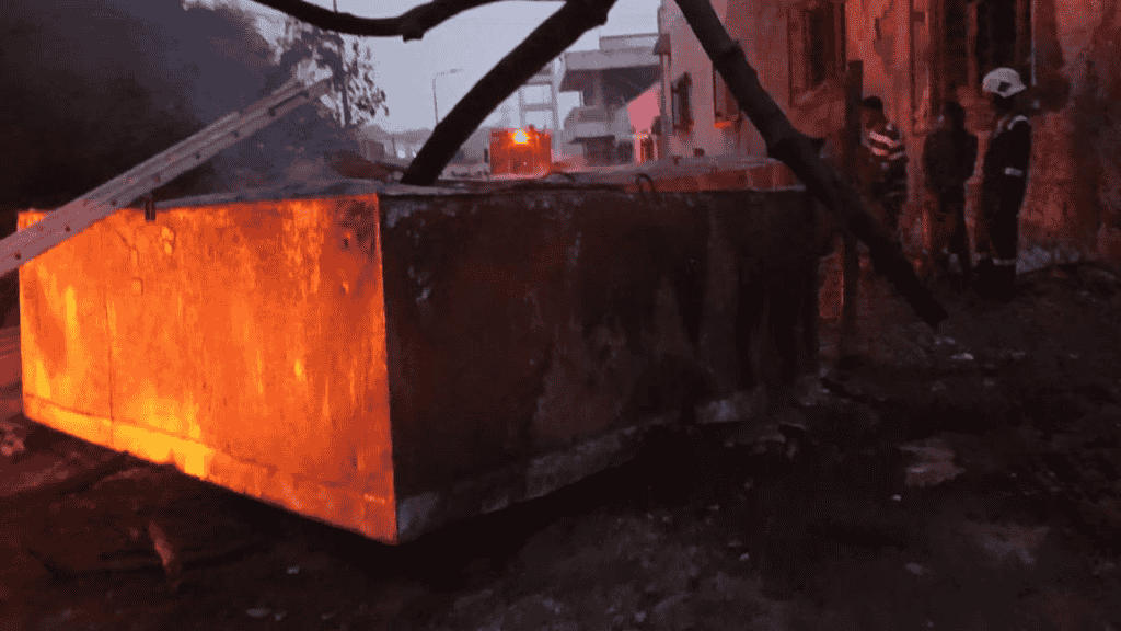 Firefighters Stop Huge Fuel Fire From Destroying Sekondi Fishing Harbour
