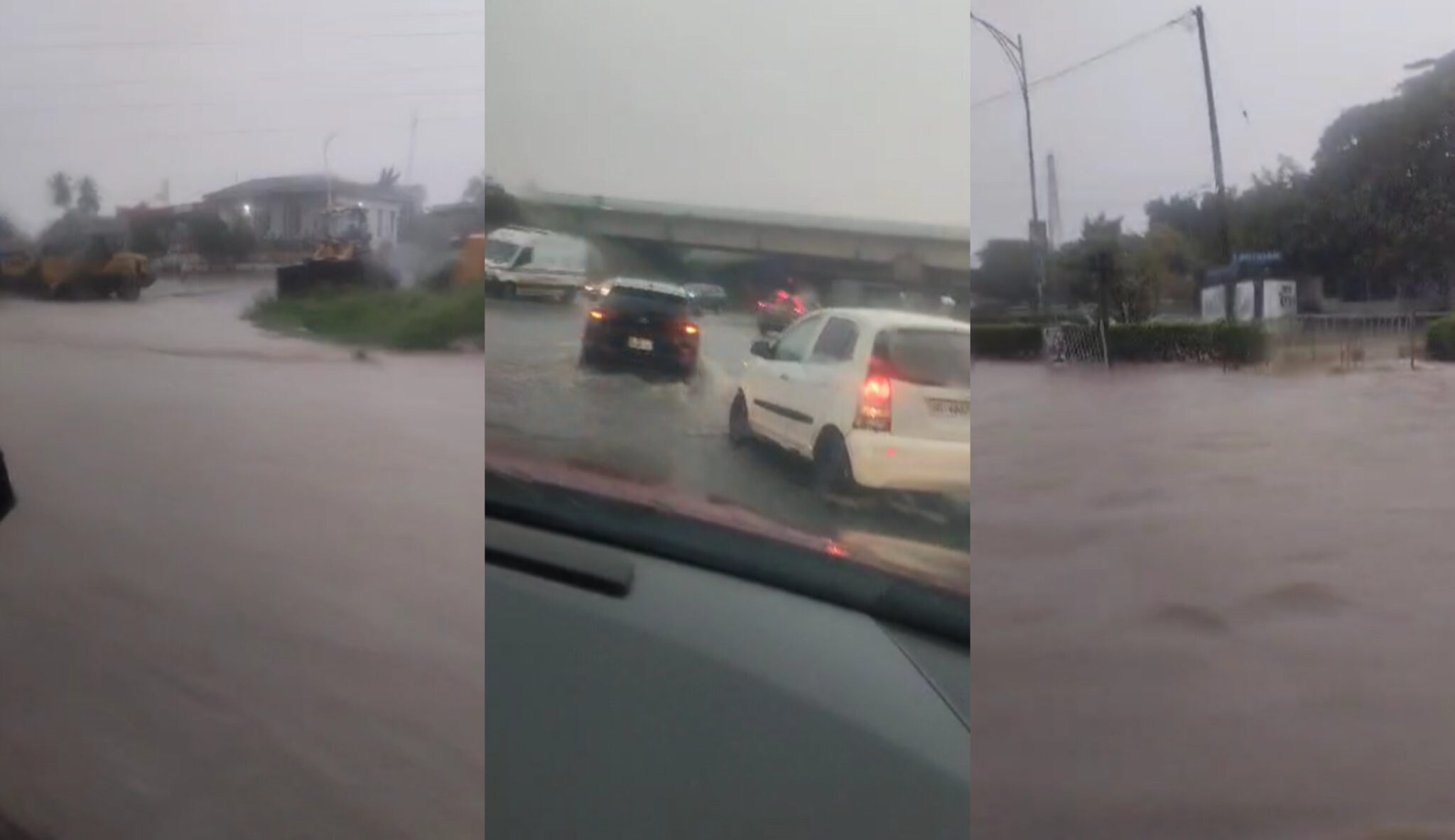Flash Floods Submerge Accra Highways and Neighborhoods After Torrential Night Downpour
