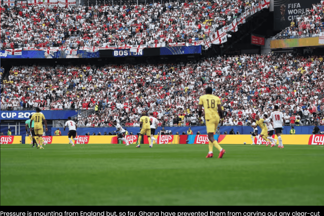 Ghana Denies England With Brave Goal Draw in Tough World Cup Clash