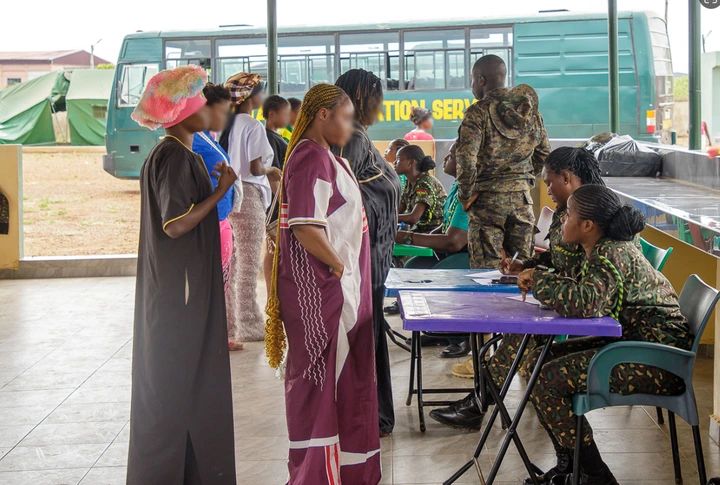 Ghana Immigration Service Repatriates 105 Foreign Nationals Following Human Trafficking Raid