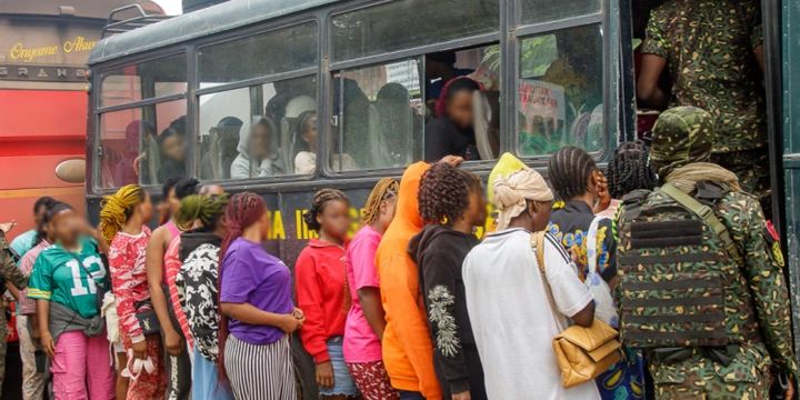 Ghana Immigration Service Repatriates 105 Foreign Nationals Following Human Trafficking Raid