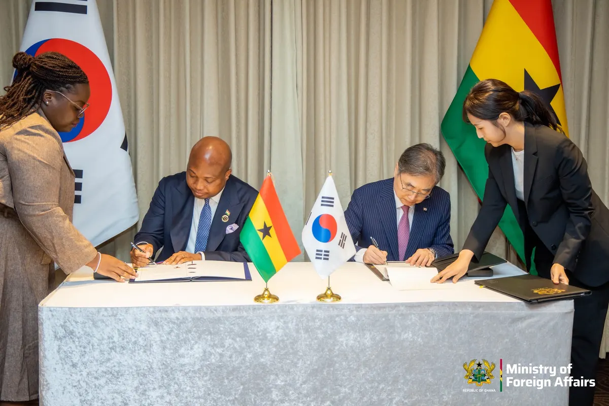 Ghana Signs Strategic Visa Waiver and Cooperation Agreements with South Korea