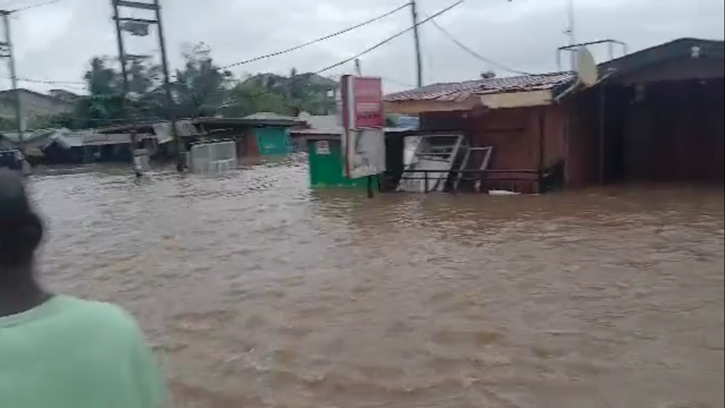Heavy Monday Morning Rains Leave Parts of Accra Flooded