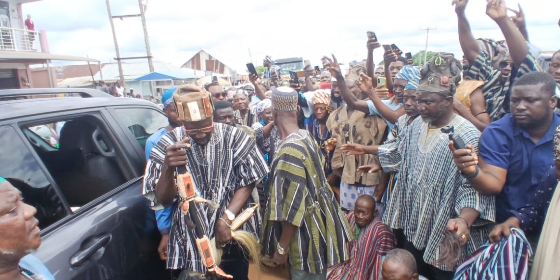 Historic Royal Visit Gonja Overlord Journeys to Manhyia Palace to Meet Asantehene