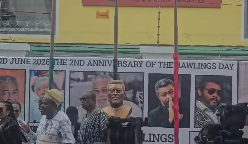 NDC Honors Founder by Renaming National Headquarters Jerry John Rawlings House
