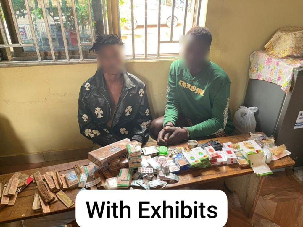 Police Arrest Four Suspects and Seize Loaded Pistol in Mankranso Drug Bust