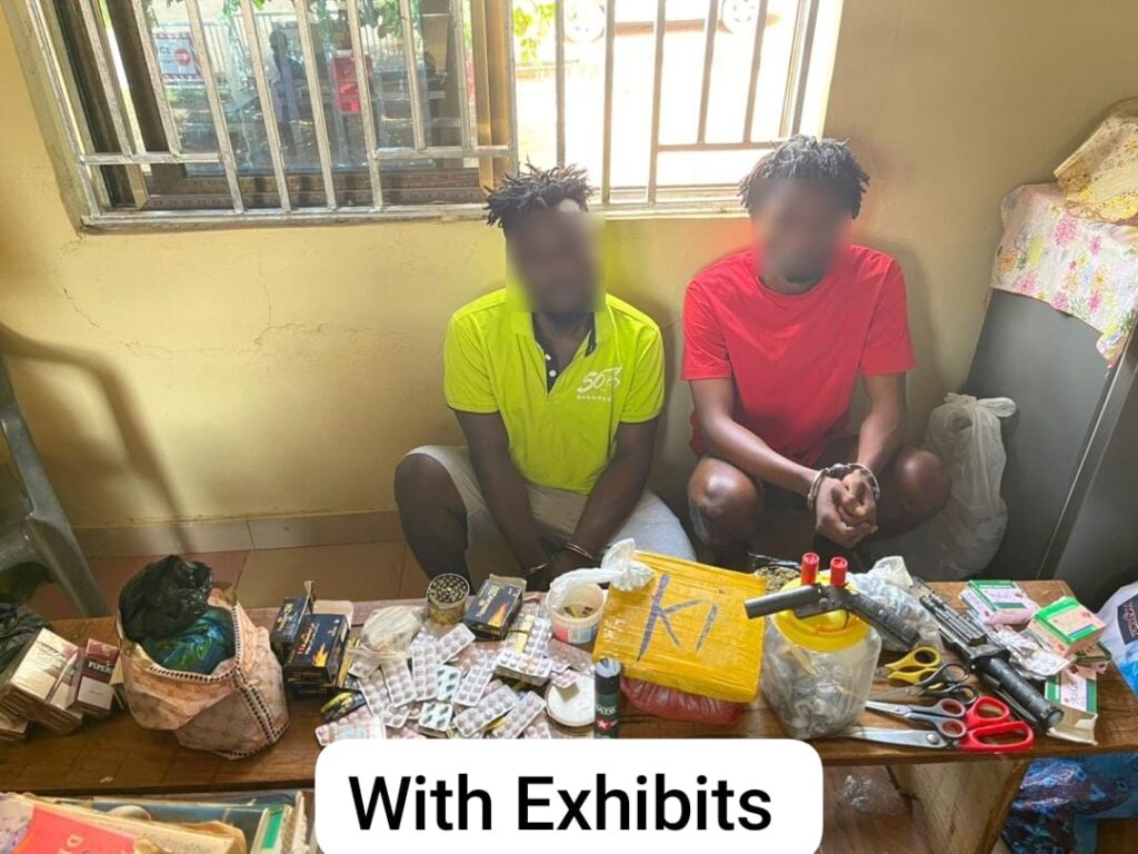 Police Arrest Four Suspects and Seize Loaded Pistol in Mankranso Drug Bust