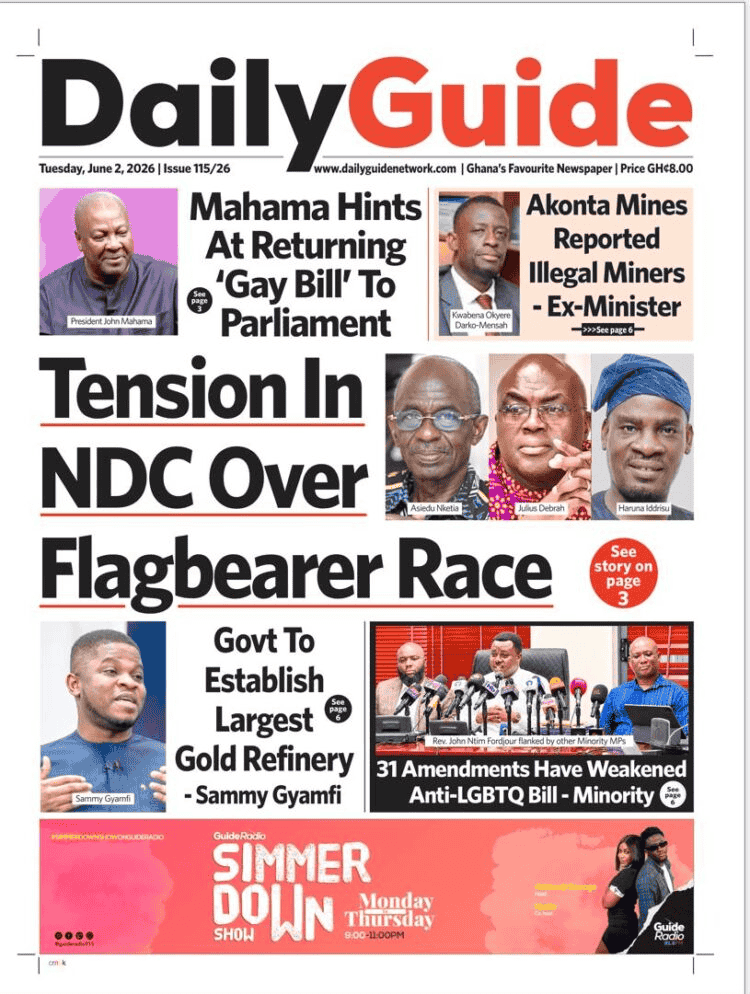 Todays Front pages Tuesday June 2 2026