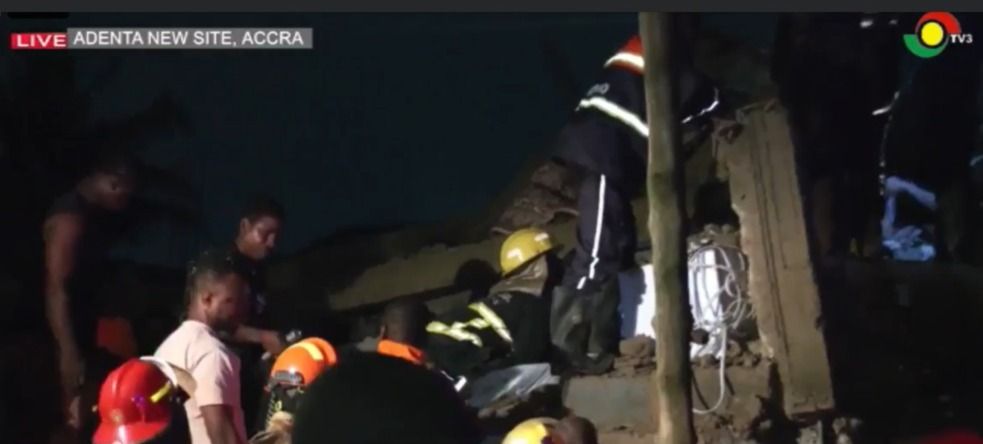 Tragedy at Adenta One Dead and Two Injured Following Building Collapse