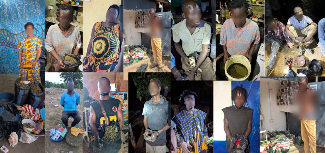Upper East Regional Police Command Processes 80 Suspects Following Extensive Anti-Crime Crackdown