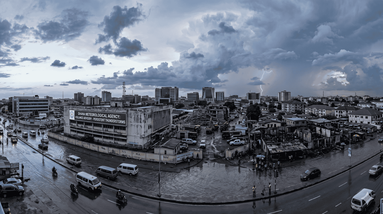 Weather Update Scattered Thunderstorms Expected in Accra
