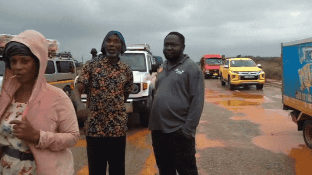 Winneba to Cape Coast Highway Blocked as Severe Floods Leave Travelers Stranded_____