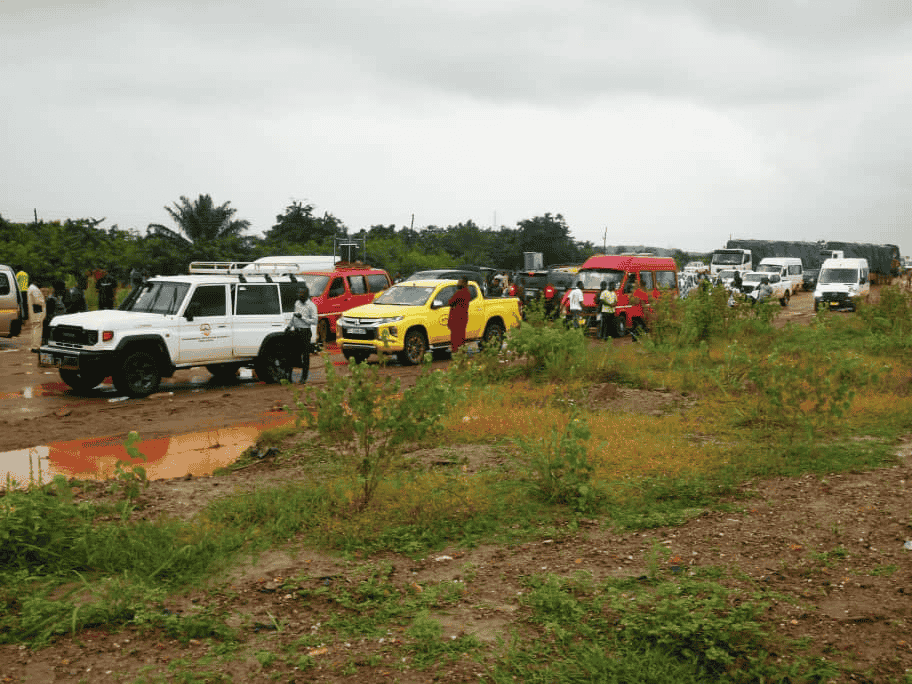Winneba to Cape Coast Highway Blocked as Severe Floods Leave Travelers Stranded_____