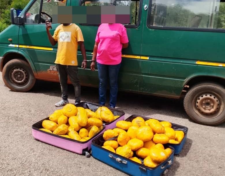 2 Persons Arrested for Possession of 73 Parcels of Indian hemp at Bole