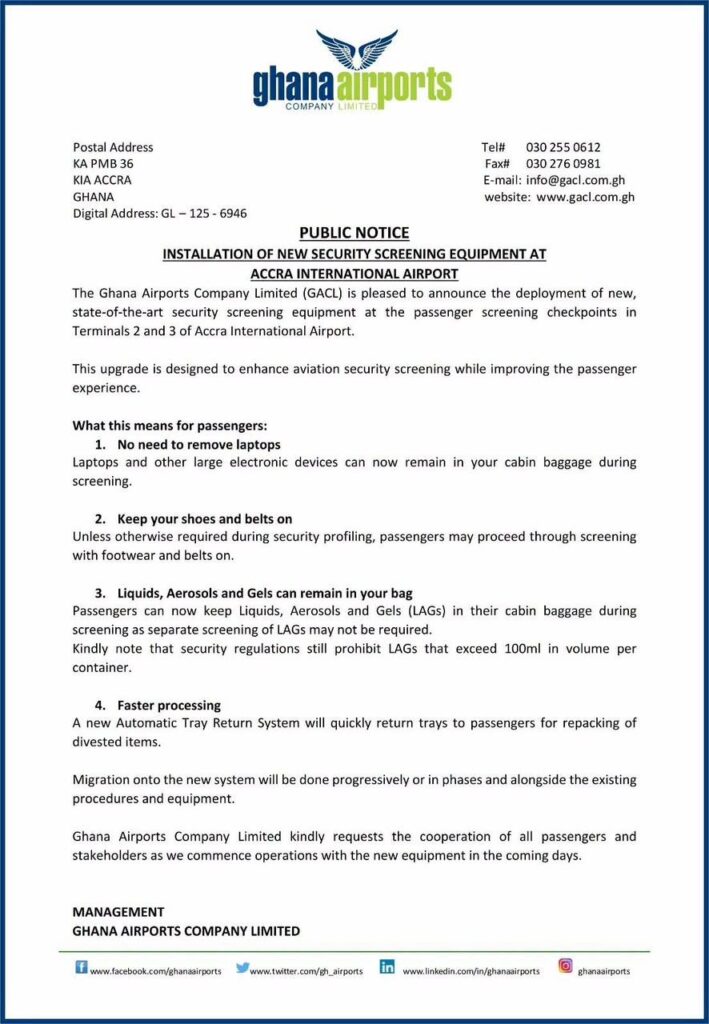 Airport Drops Shoe and Belt Removal Rules Now
